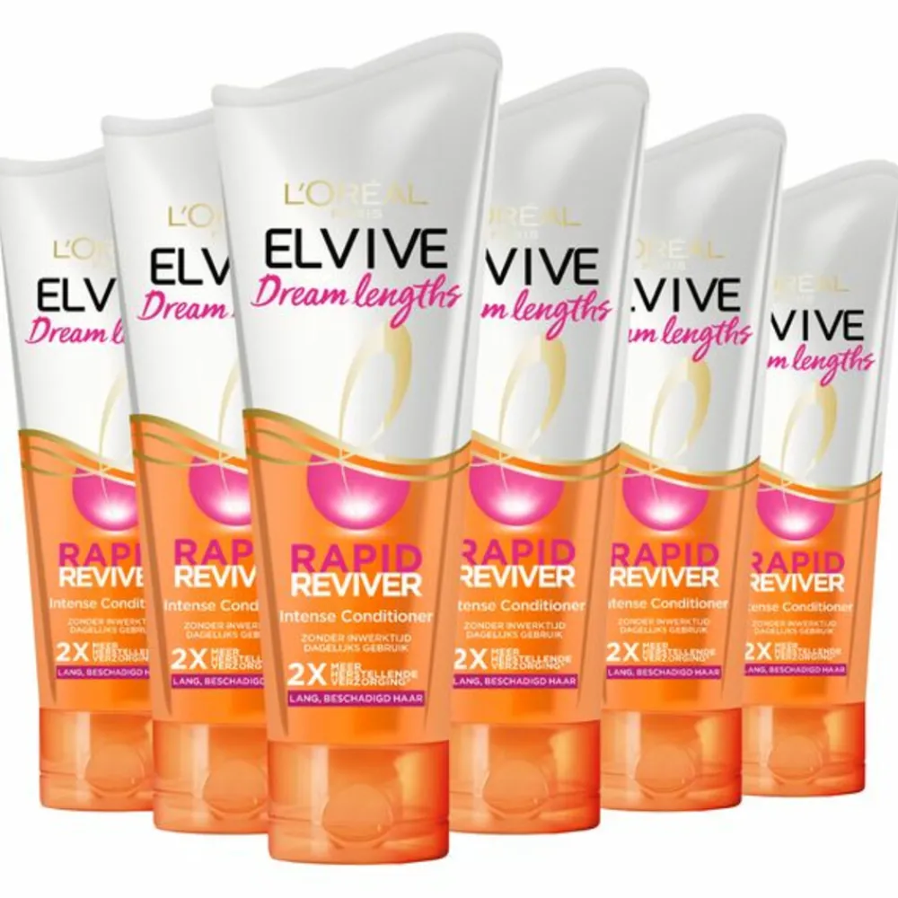 Hot 6x L'Oréal Elvive Dream Lengths Rapid Reviver Conditioner 200 ml Conditioner