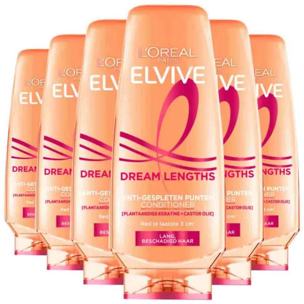 6x L'Oréal Elvive Dream Lengths Conditioner 200 ml Conditioner