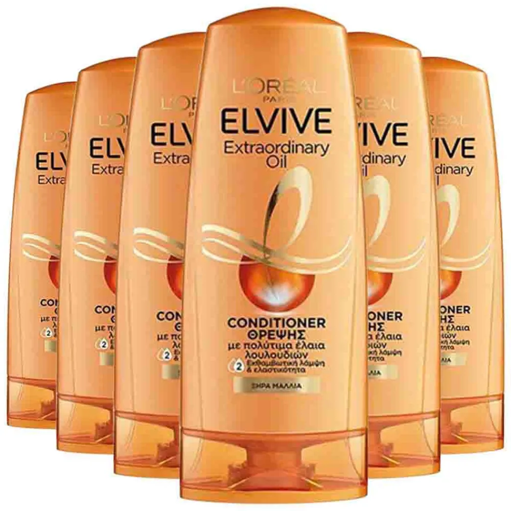 6x L'Oréal Elvive Extraordinary Oil Conditioner 300 ml^LOréal Sale