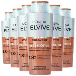 Online 6x L'Oréal Elvive Fiber Booster Anti-Haaruitval Shampoo 200 ml Shampoo