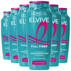 6x L'Oréal Elvive Full Fiber Shampoo 250 ml^LOréal New