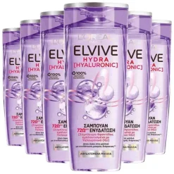 6x L'Oréal Elvive Hydra Hyaluronic Shampoo 400 ml^LOréal Sale