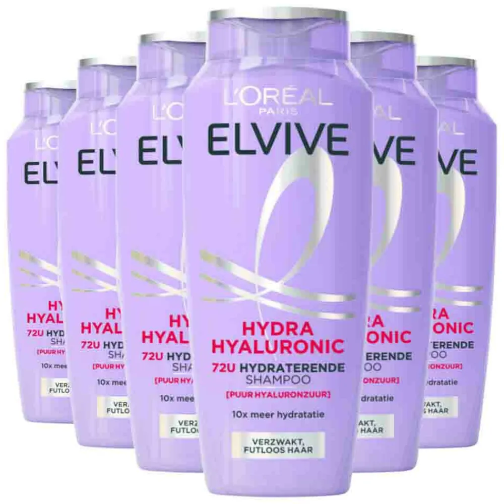 6x L'Oréal Elvive Hydra Hyaluronic Shampoo 250 ml^LOréal Outlet