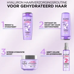 Discount 6x L'Oréal Elvive Hydra Hyaluronic Haarmasker 300 ml Haarverzorging