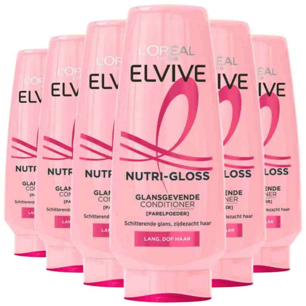 Conditioner<LOréal 6x L'Oréal Elvive Nutri Gloss Conditioner 200 ml