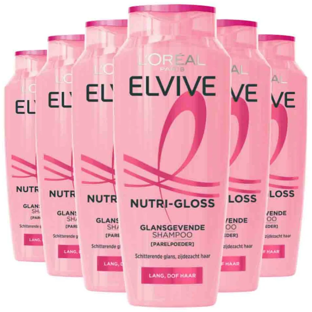6x L'Oréal Elvive Nutri Gloss Shampoo 250 ml^LOréal Best