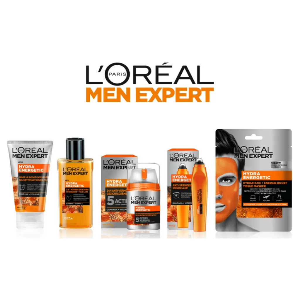 Online 6x L'Oréal Men Expert Hydra Energetic Gezichtsmasker Masker