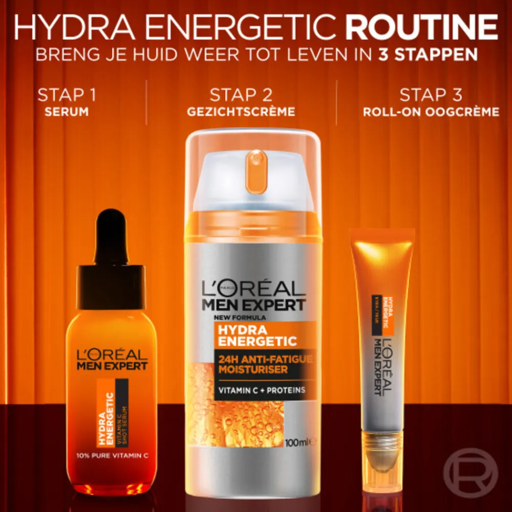 6x L'Oréal Men Expert Hydra Energetic Hydraterende Dagcrème 100 ml^LOréal Discount