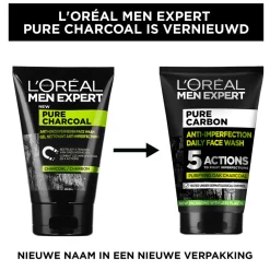 Reiniging<LOréal 6x L'Oréal Men Expert Pure Charcoal Gezichtsreiniger 100 ml