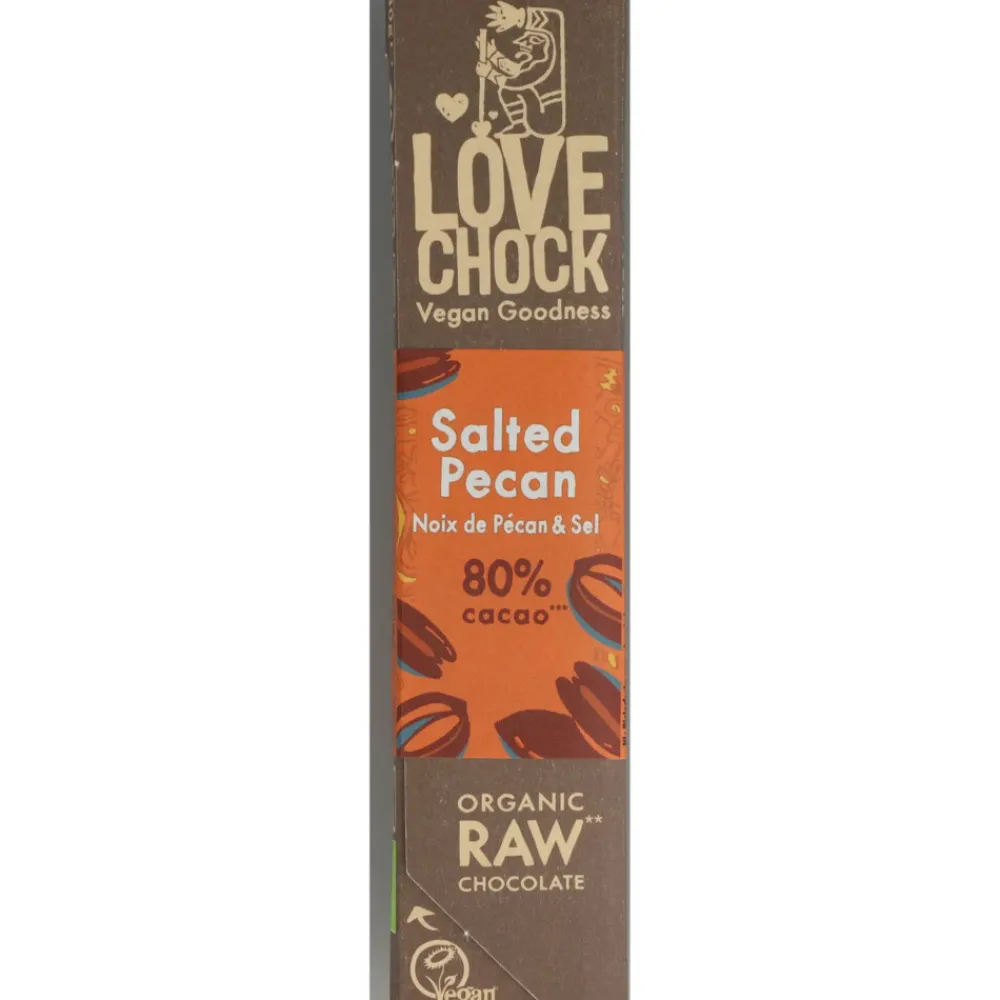 Chocolade<Lovechock 3x Pecan Maca Bio 40 gr