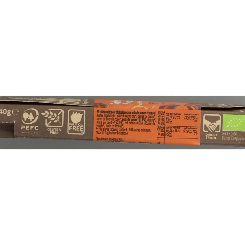 Chocolade<Lovechock 3x Pecan Maca Bio 40 gr