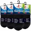 Outlet 4x Bamboe Enkelsok Zwart Maat 39-42 1 paar Steunkousen|Zelfzorg