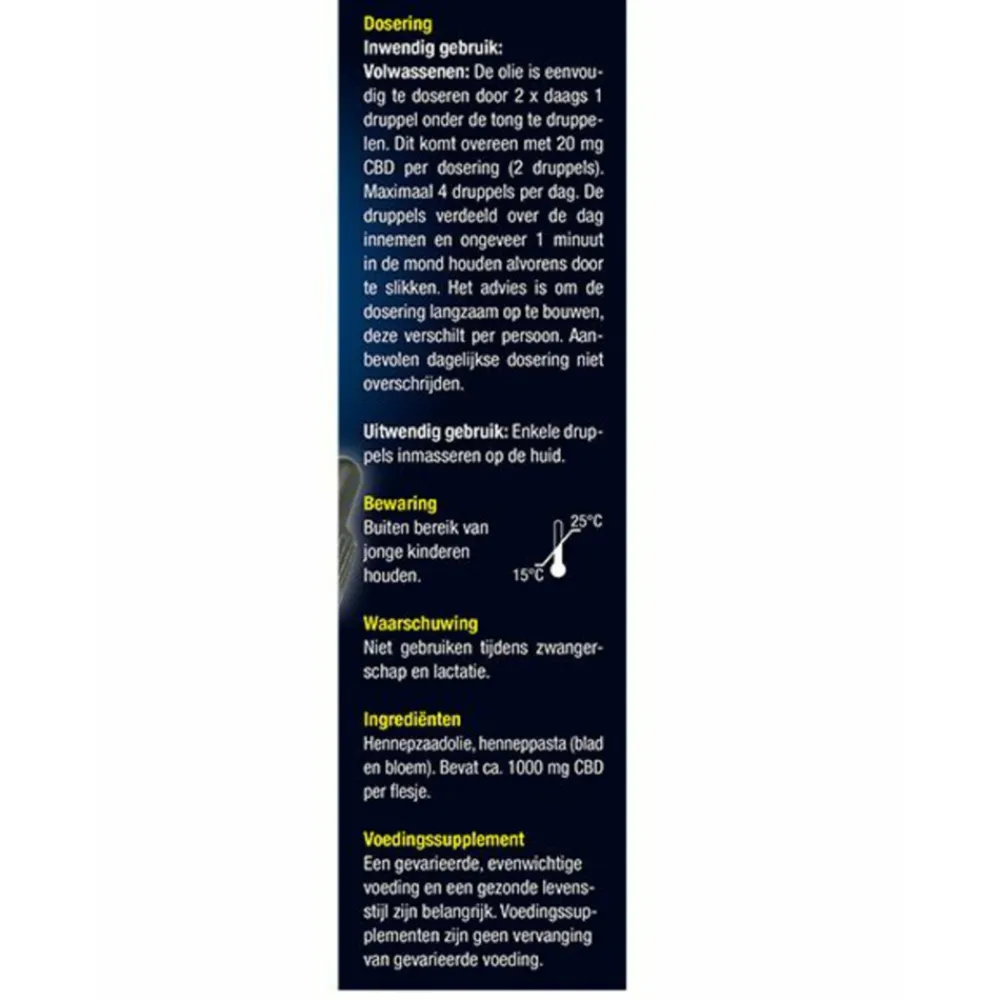 Speciale Bestanddelen<Lucovitaal 2x CBD Cannabidiol Olie 20% 5 ml