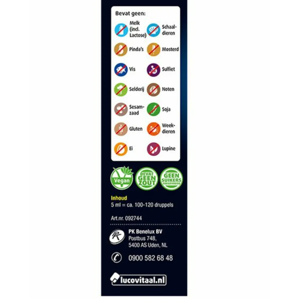 Speciale Bestanddelen<Lucovitaal 2x CBD Cannabidiol Olie 20% 5 ml