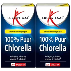Hot 2x Chlorella Puur 200 tabletten Weerstand & Energie|Speciale Bestanddelen