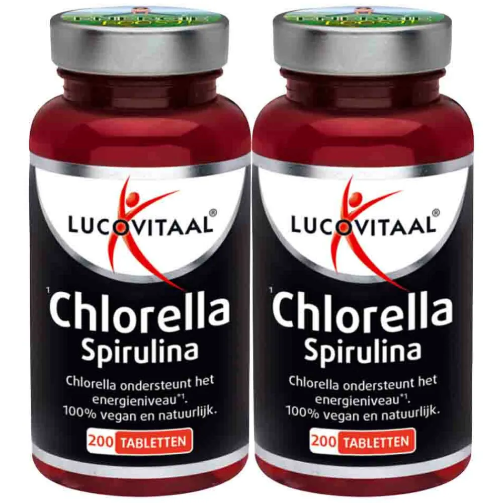 2x Chlorella Spirulina 200 tabletten^Lucovitaal Sale