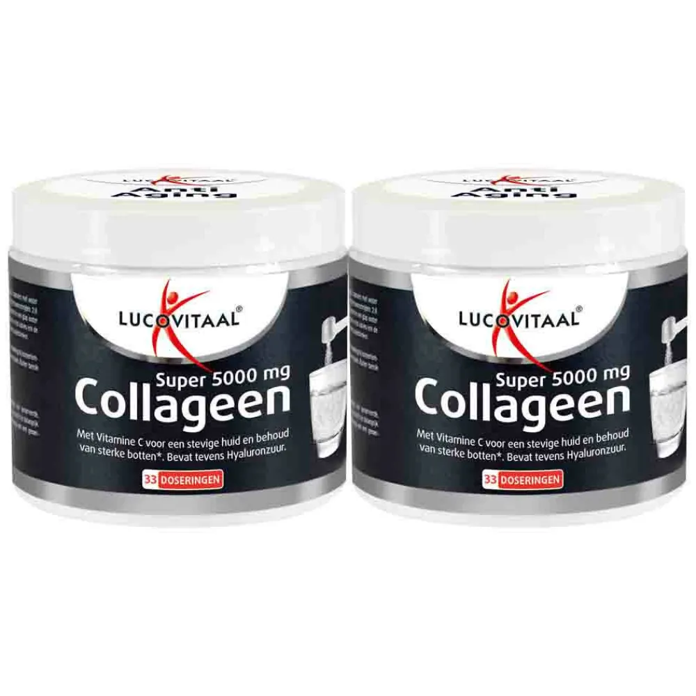 2x Collageen Super 5000mg Poeder 171,6 gr^Lucovitaal Sale