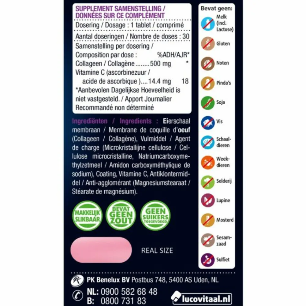 2x Collageen Vega Super 30 tabletten^Lucovitaal Outlet