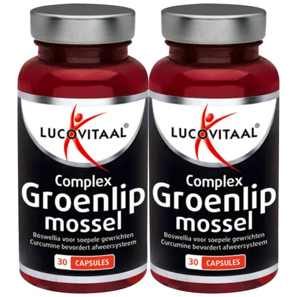2x Complex Groenlipmossel 30 capsules^Lucovitaal Clearance