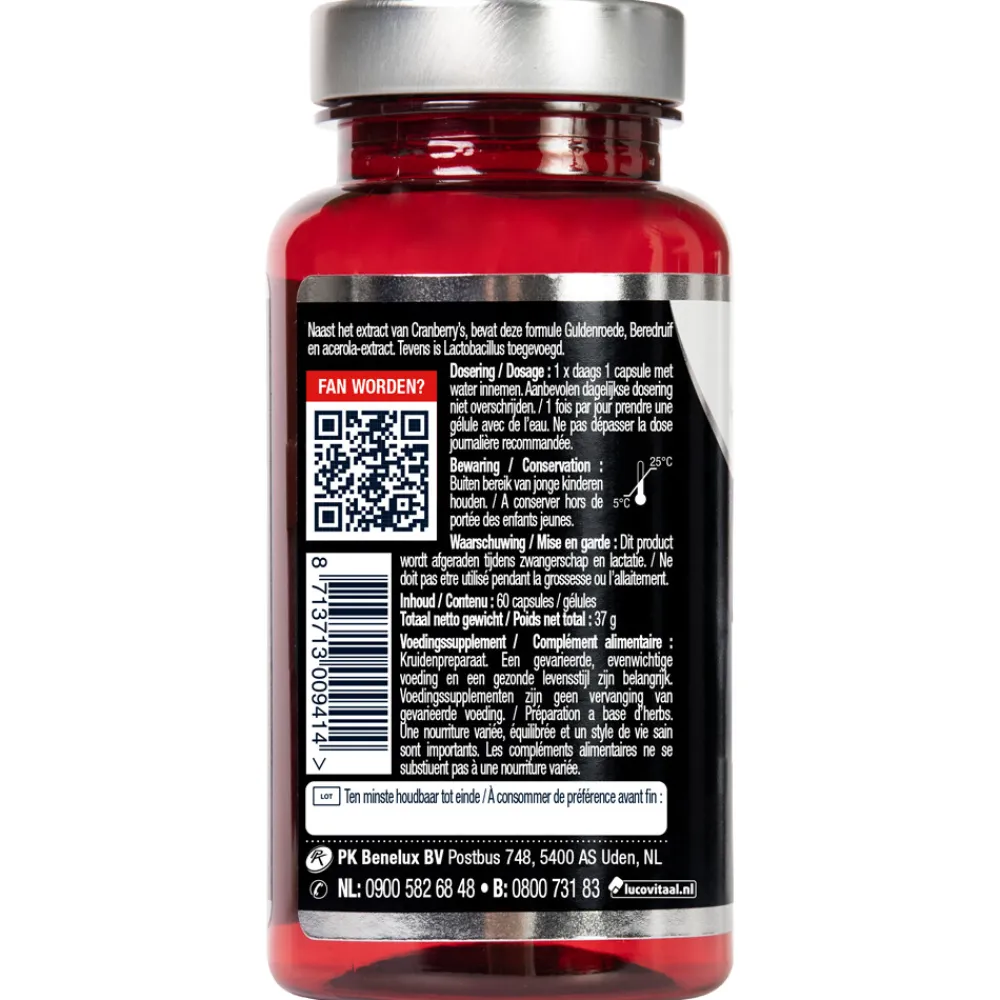Speciale Bestanddelen<Lucovitaal 2x Cranberry X-tra 60 capsules
