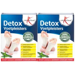 Discount 2x Detox Voetpleisters 10 stuks Voetverzorging