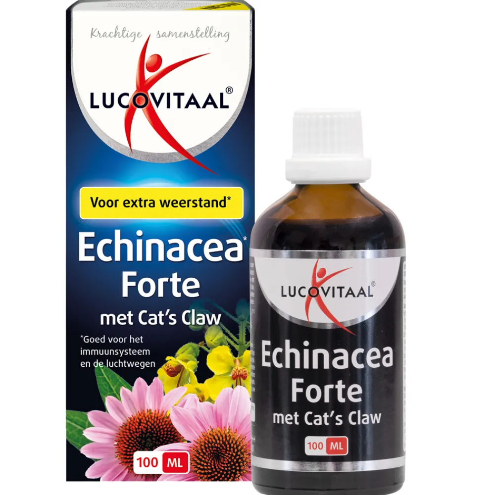 Weerstand & Energie<Lucovitaal 3x Echinacea Forte met Cat's Claw 100 ml