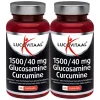 Sale 2x Glucosamine Curcumine 1500/40mg 60 capsules Speciale Bestanddelen