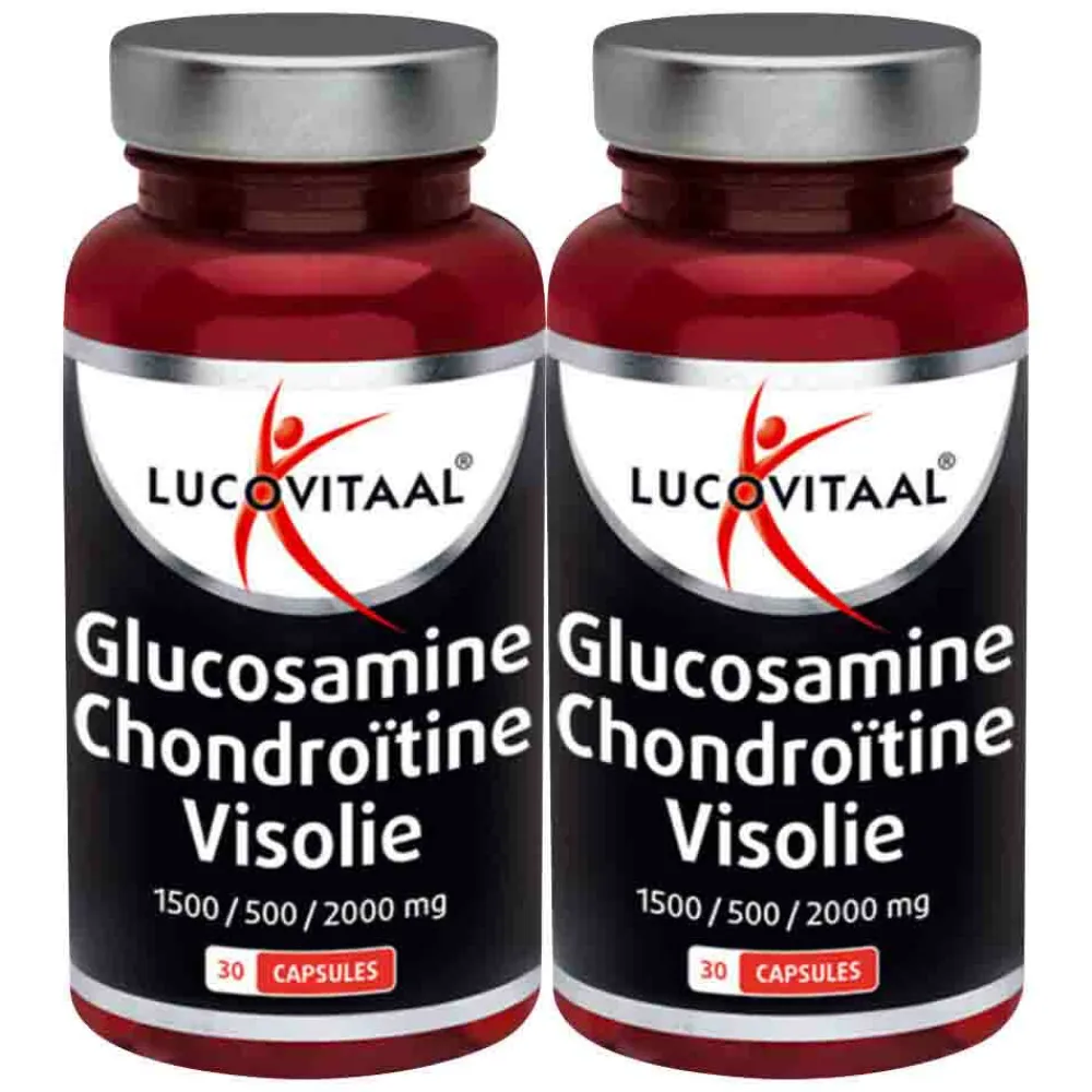 Sale 2x Glucosamine Chondroitine Visolie 30 capsules Speciale Bestanddelen