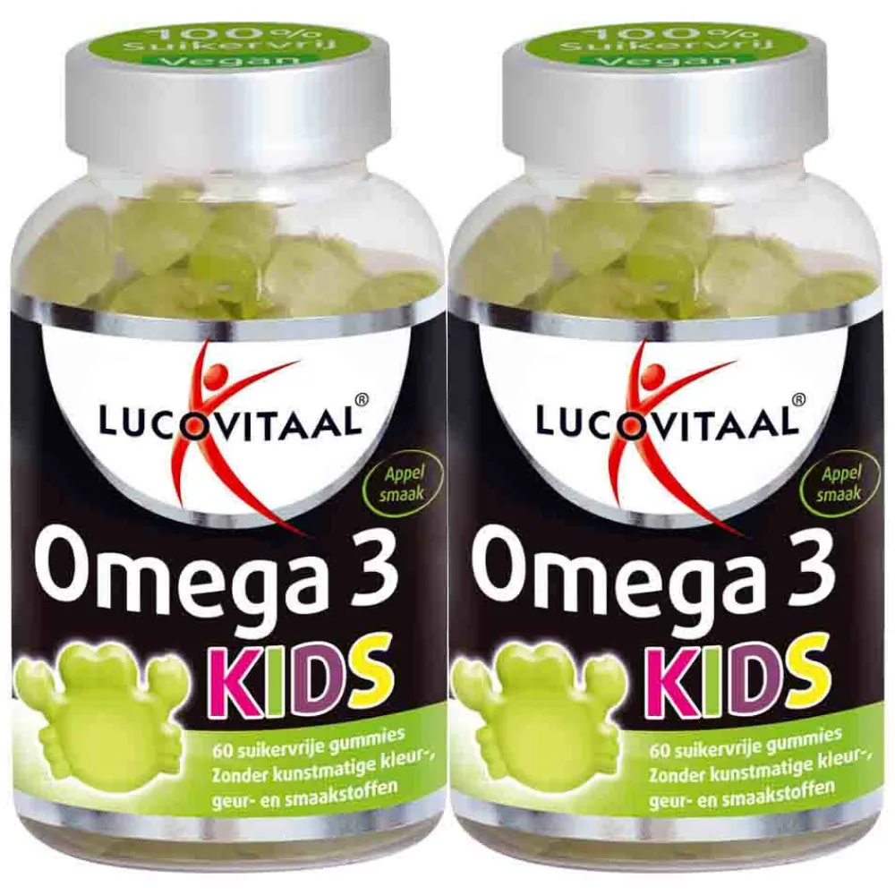 Outlet 2x Gummies Omega 3 Kids 60 Gummies Vitaminen & Supplementen|Voor Vrouw Of Man