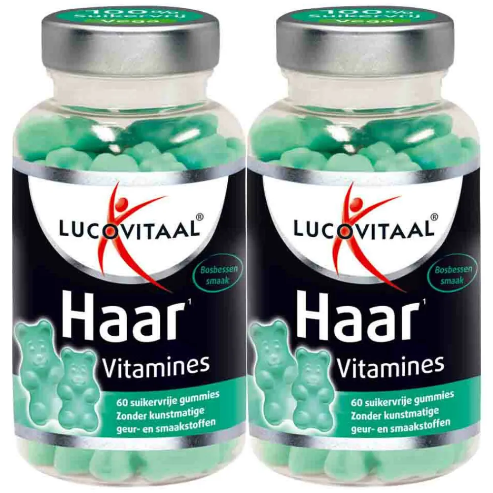 2x Gummies Vitamine Haar 60 Gummies^Lucovitaal Sale
