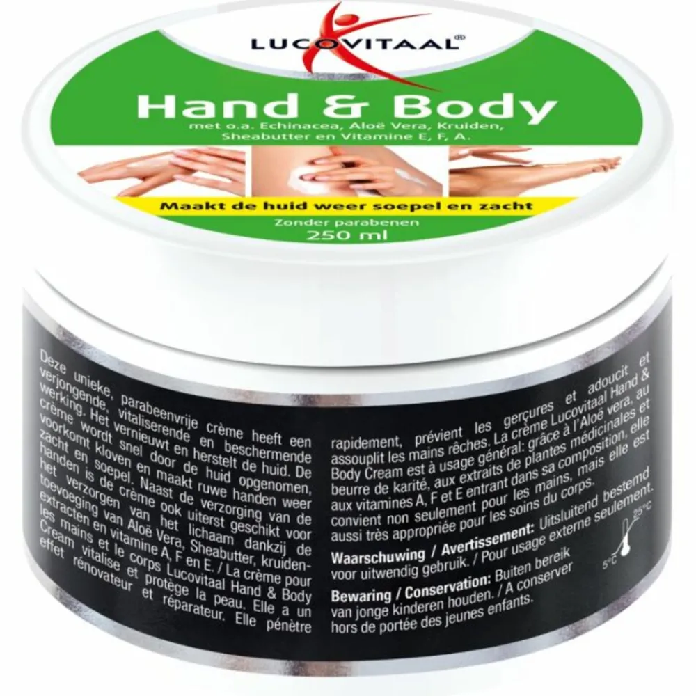 Huidverzorging<Lucovitaal 3x Hand en Body Crème Echinacea & Aloë Vera 250 ml