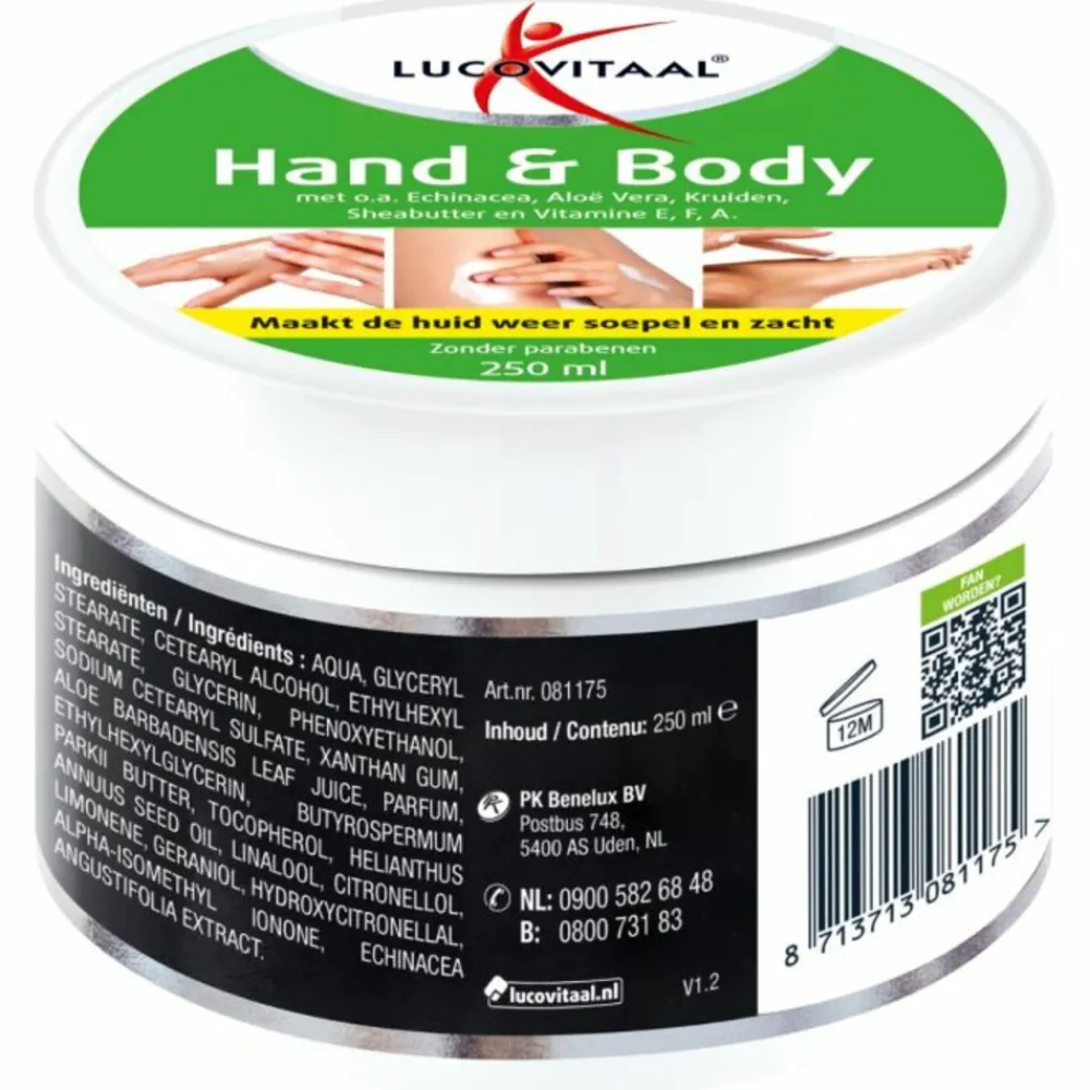 Huidverzorging<Lucovitaal 3x Hand en Body Crème Echinacea & Aloë Vera 250 ml
