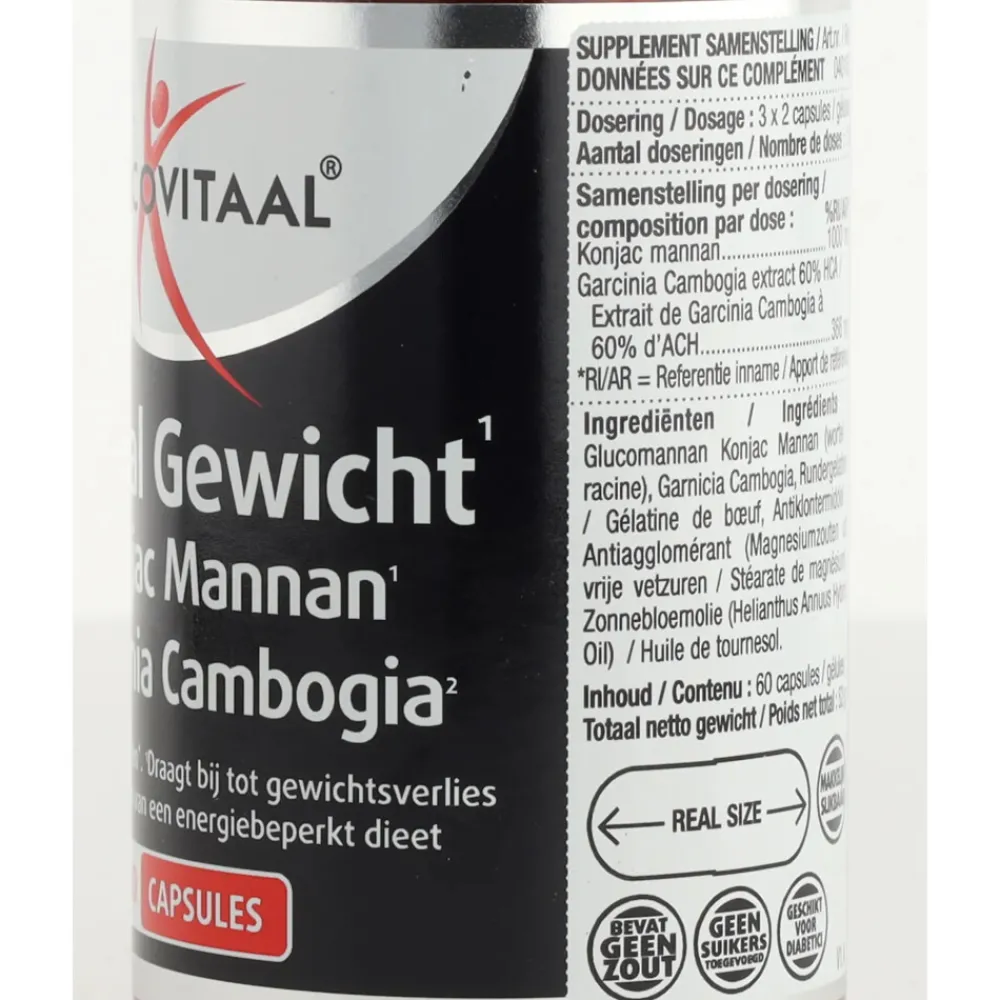 Best 6x Ideaal Gewicht Konjacwortel Garcinia Cambogia 60 capsules Afslankpillen