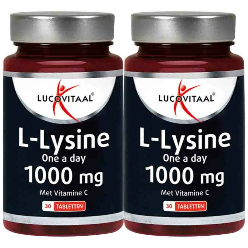 Weerstand & Energie|Speciale Bestanddelen<Lucovitaal 2x L-Lysine 1000mg One a Day 30 tabletten