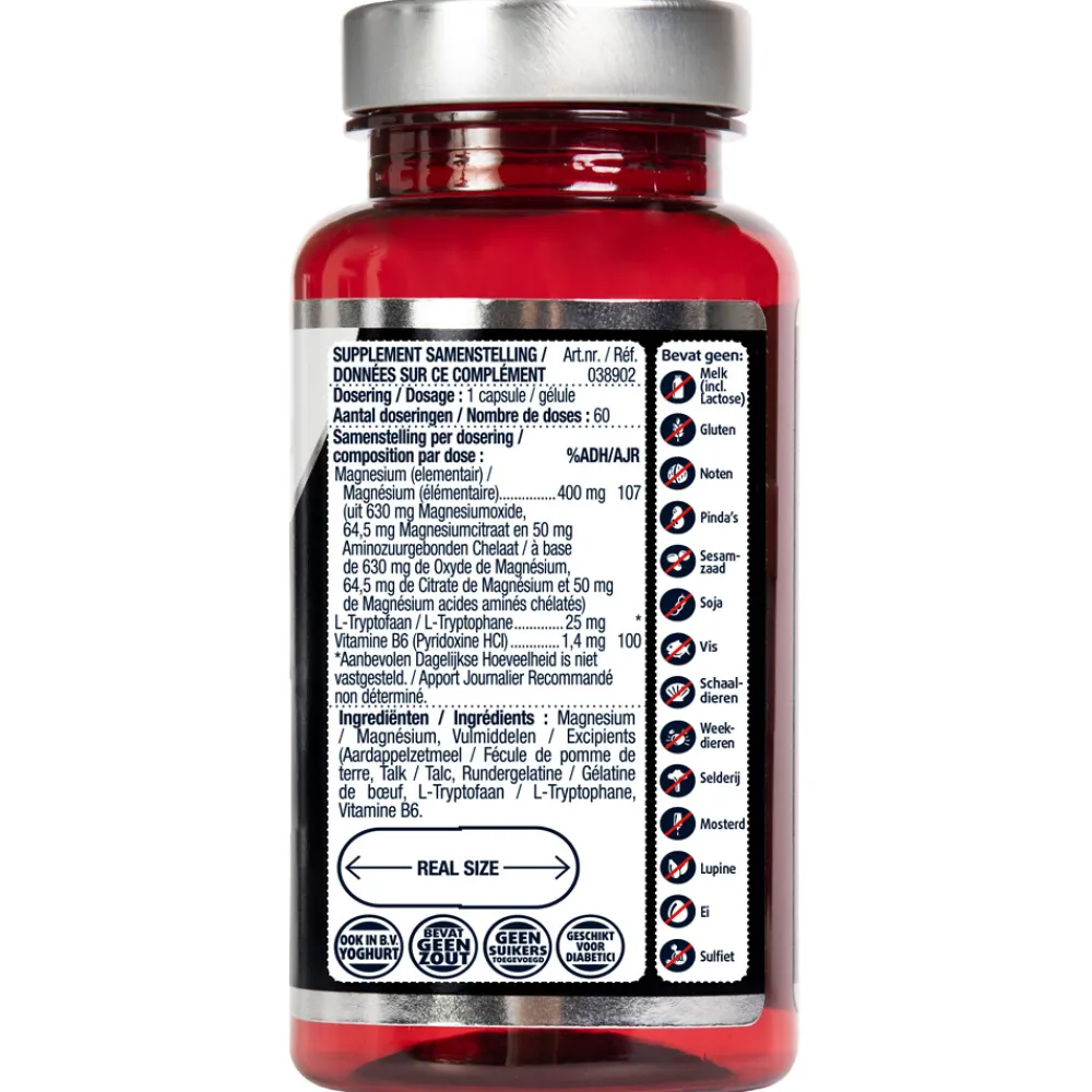 New 2x Magnesium 400 L-Tryptofaan 60 capsules Mineralen