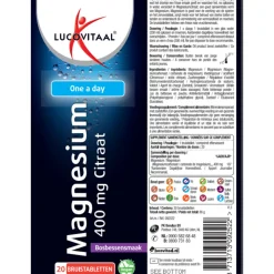 2x Magnesium Citraat Bruistabletten 20 tabletten^Lucovitaal Discount