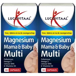 2x Magnesium Mama & Baby Multi 30 capsules Vitaminen & Supplementen|Zwangerschapsvitamine