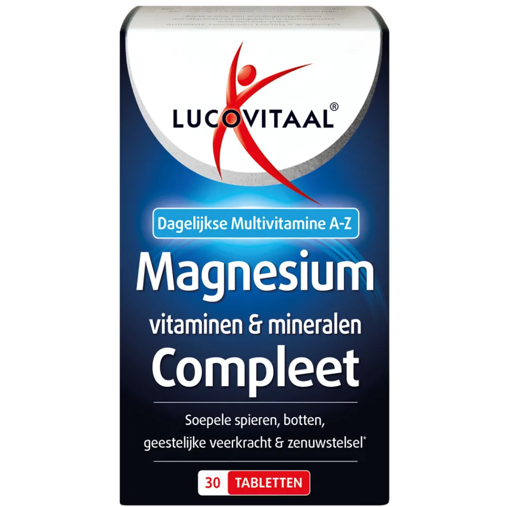 2x Magnesium Vitamine en Mineralen Compleet 30 tabletten^Lucovitaal Discount