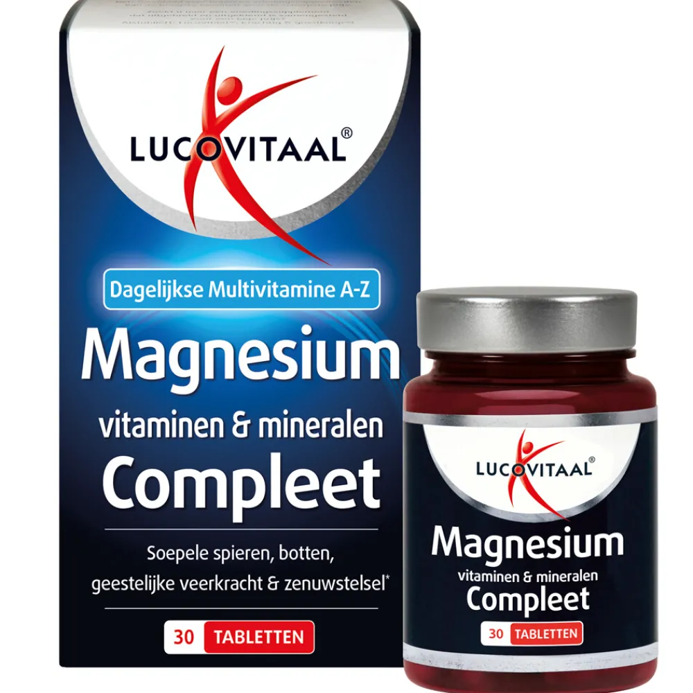 2x Magnesium Vitamine en Mineralen Compleet 30 tabletten^Lucovitaal Discount