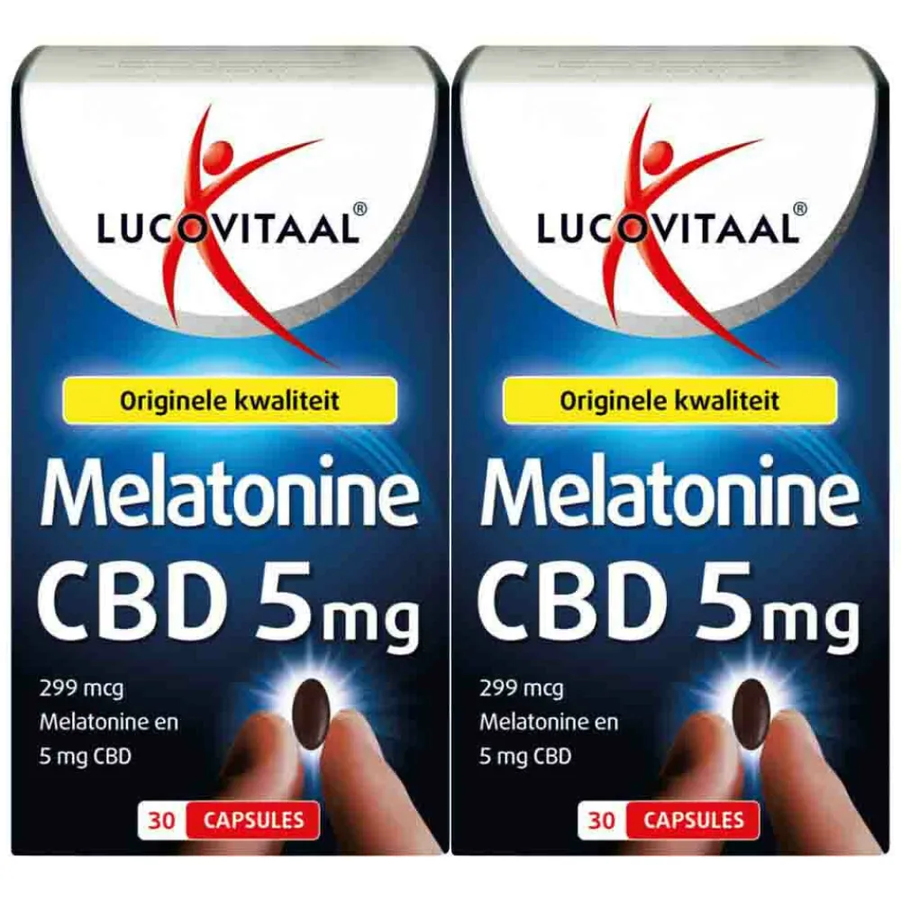 Speciale Bestanddelen<Lucovitaal 2x Melatonine CBD 5mg 30 tabletten