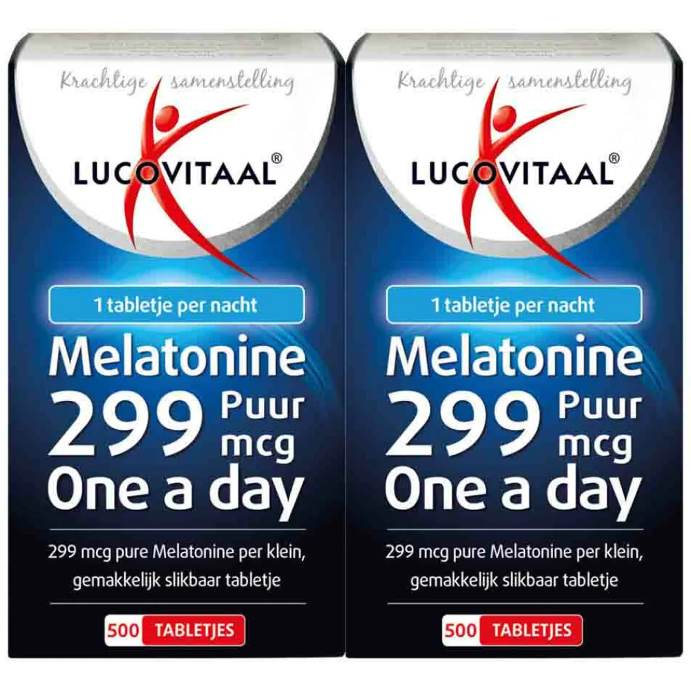 Speciale Bestanddelen<Lucovitaal 2x Melatonine Puur 0.299mg 500 tabletten