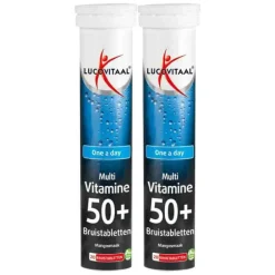 Discount 2x Multi 50+ Bruistabletten Mangosmaak 20 bruistabletten Vitaminen 50+