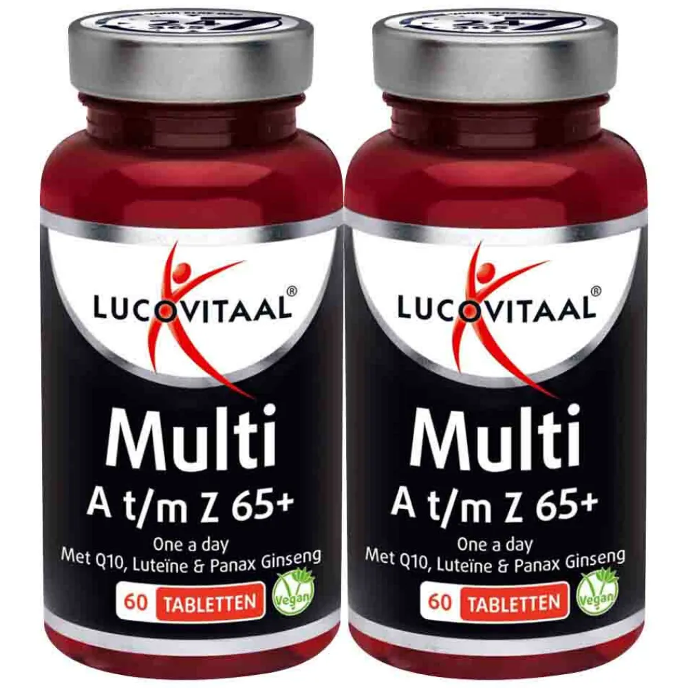 2x Multi A-Z 65+ 60 tabletten^Lucovitaal New