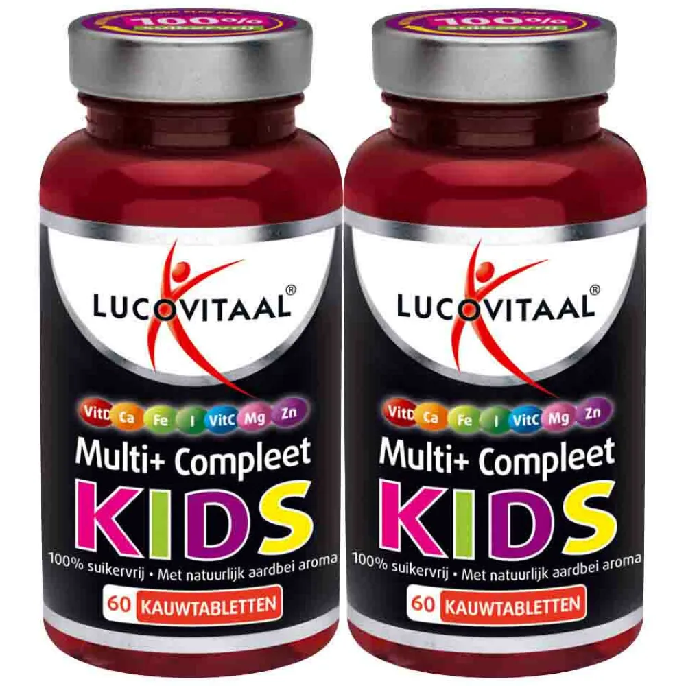 Outlet 2x Multi+ Compleet Kids 60 tabletten Mineralen