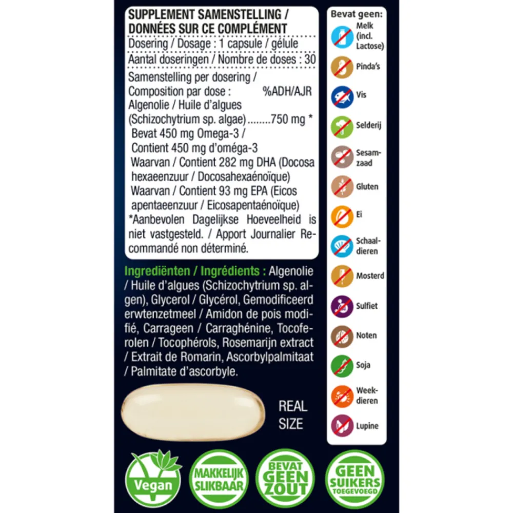 Voor Vrouw Of Man<Lucovitaal 2x Omega-3 EPA & DHA 30 capsules