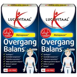 Voor Vrouw Of Man<Lucovitaal 2x Overgang Balans Maxi Verpakking 120 tabletten