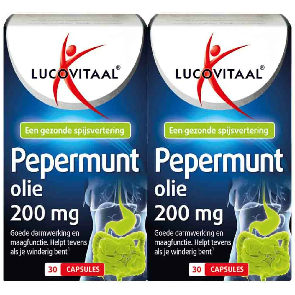 Organen<Lucovitaal 2x Pepermuntolie 30 capsules