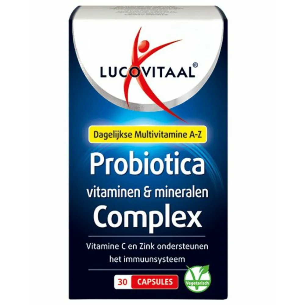 2x Probiotica Vitamine & Mineralen Complex 30 capsules^Lucovitaal Clearance