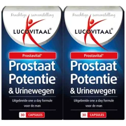 2x Prostavital Prostaat Potentie en Urinewegen 30 capsules^Lucovitaal