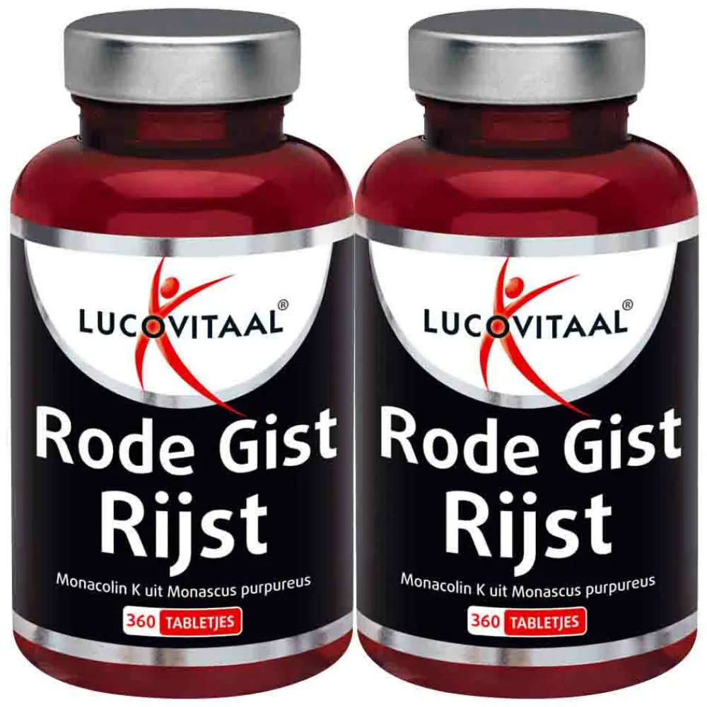 2x Rode Gist Rijst 360 tabletten^Lucovitaal Discount